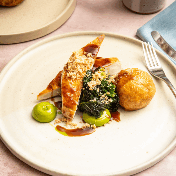 Beetroot, Chicken, Raspberry with Wine Pairing - Image 3